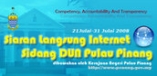Penang State Assembly Live Webcast