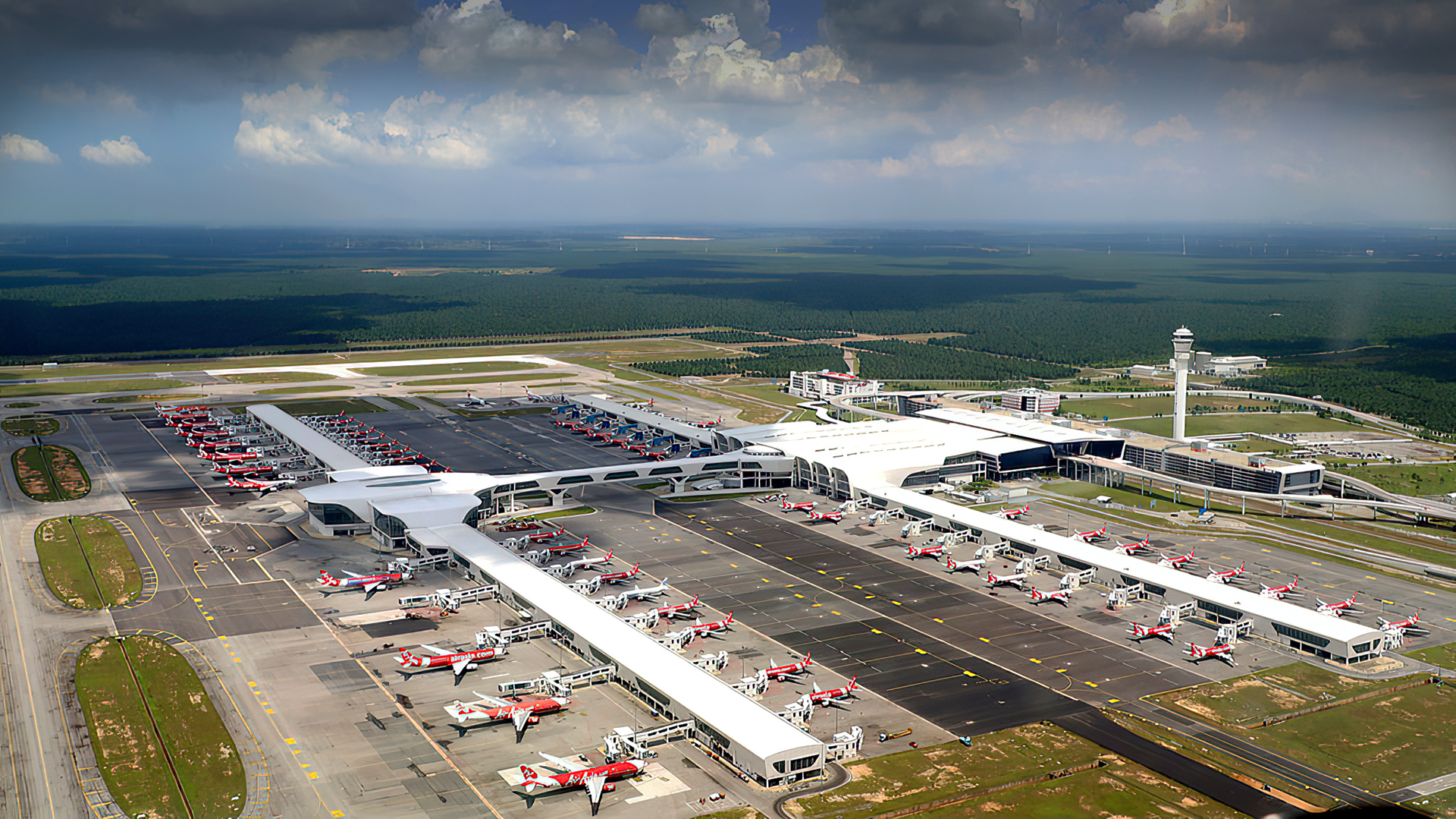 airpotr klia2 malaysia aerial