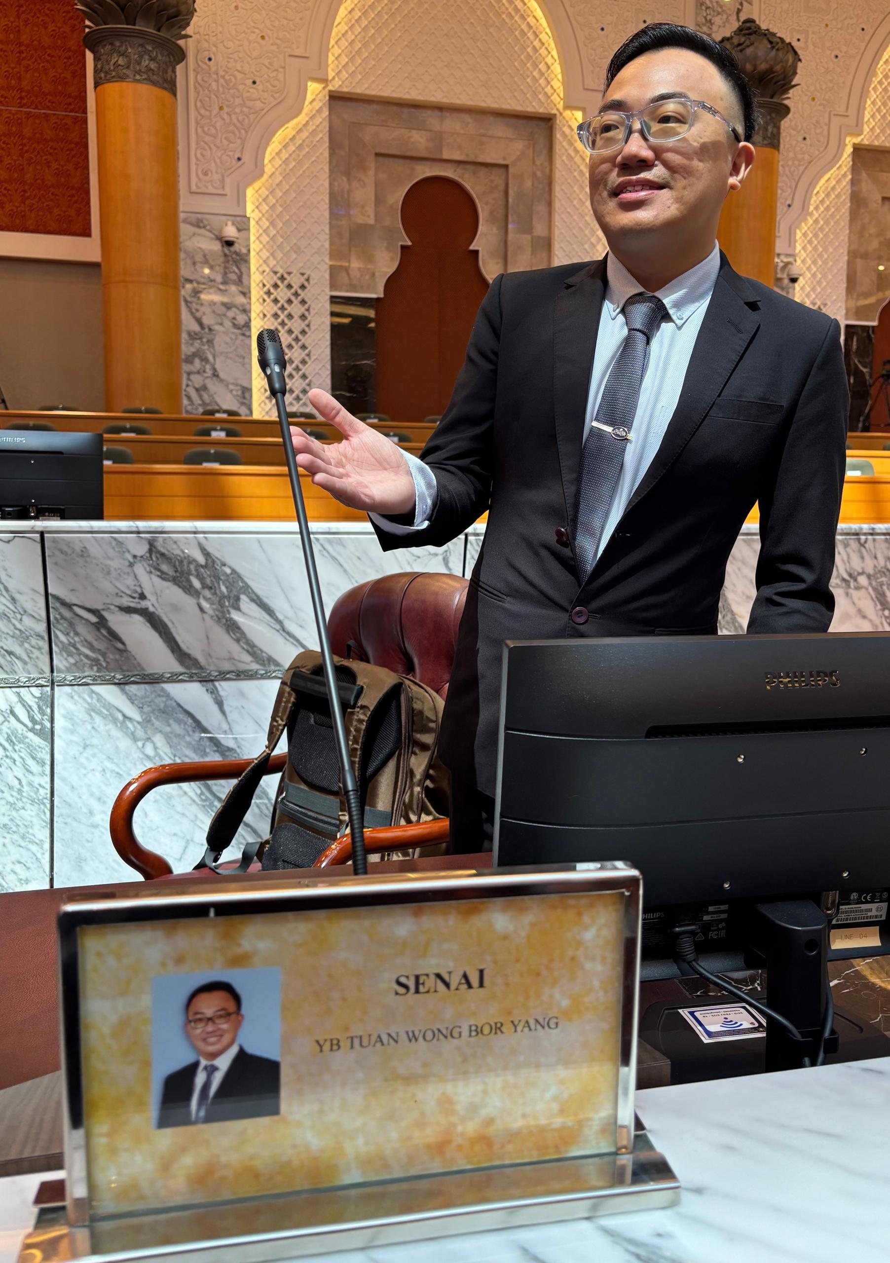 民主行动党士乃州议员黄勃扬