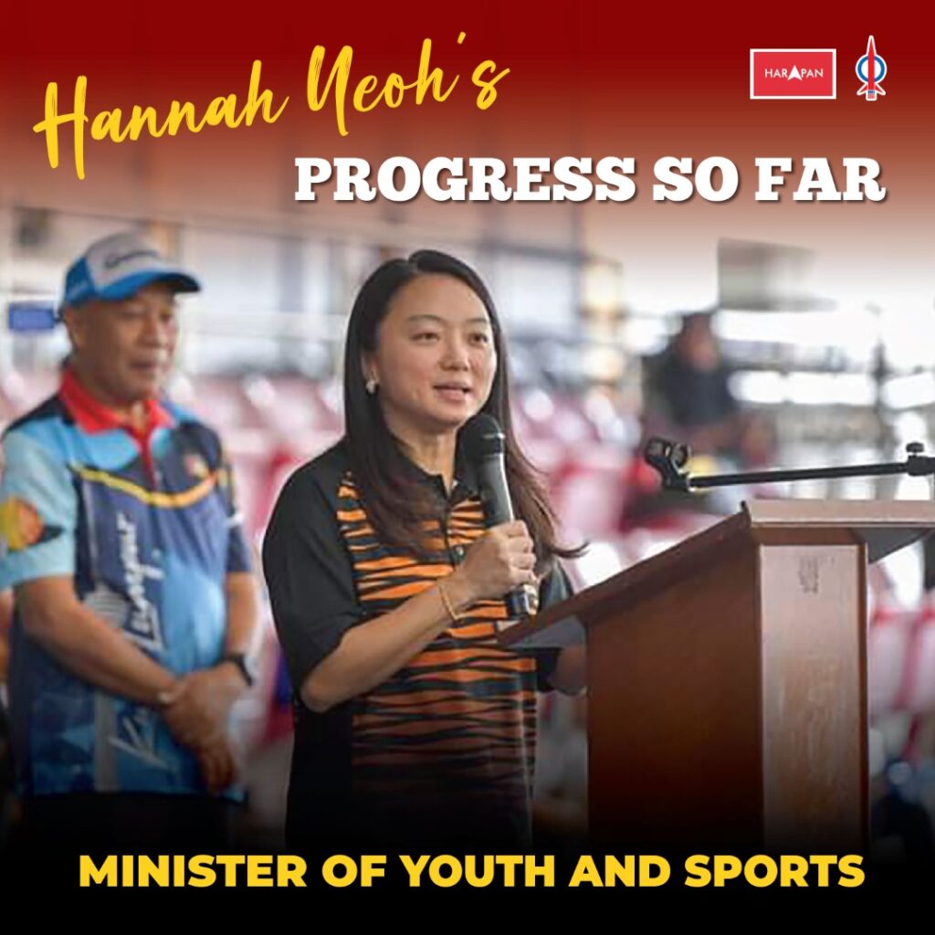 Hannah Yeoh’s progress so far