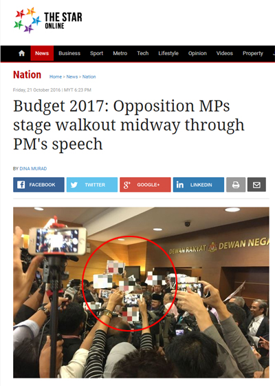 budget-2017-opposition-mps-stage-walkout-midway-through-pm-s-speech-nation-the-star-online