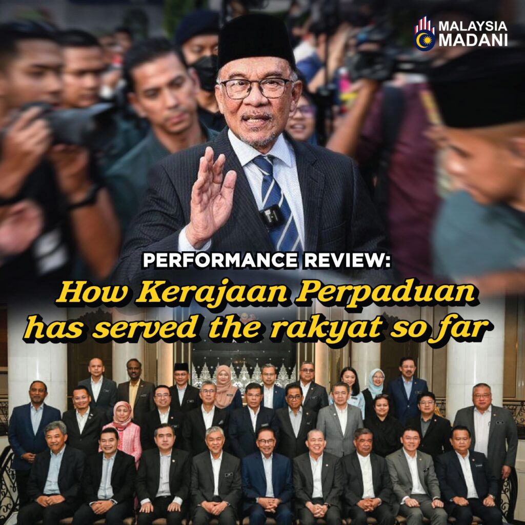 Performance Review: How Kerajaan Perpaduan has served the rakyat so far