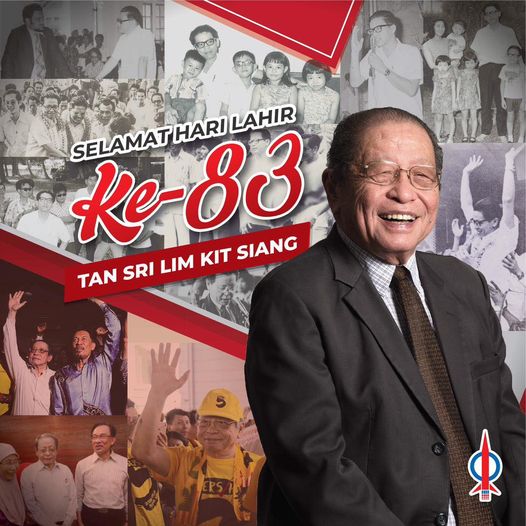 Selamat Hari Lahir yang ke-83 buat Tan Sri Lim Kit Siang!