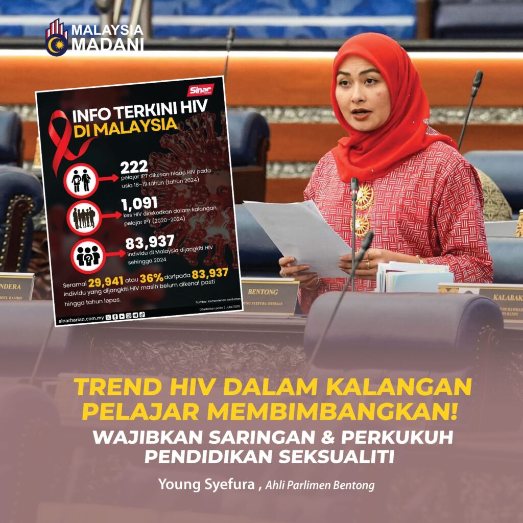 Young Syefura Seru Tindakan Proaktif Bendung Penularan HIV di Kalangan Belia