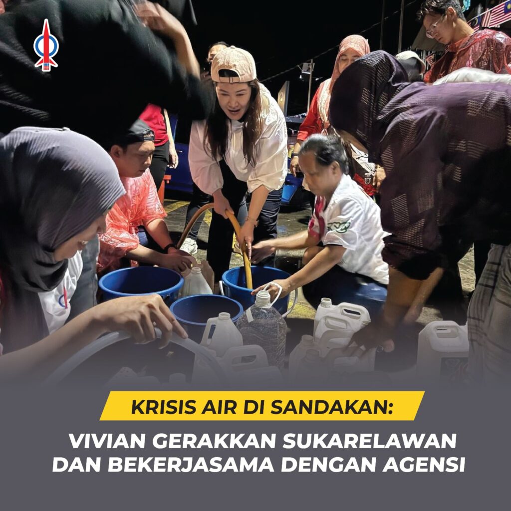 Krisis Air Di Sandakan: Vivian Gerakkan Sukarelawan Dan Bekerjasama Dengan Agensi